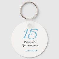15th quinceanera birthday blue black bold letter n