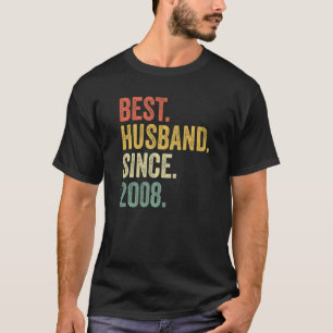 15th Wedding Aniversary For Him Best Husband Since T-Shirt