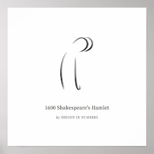 1600 Shakespeare's Hamlet Minimalist Poster