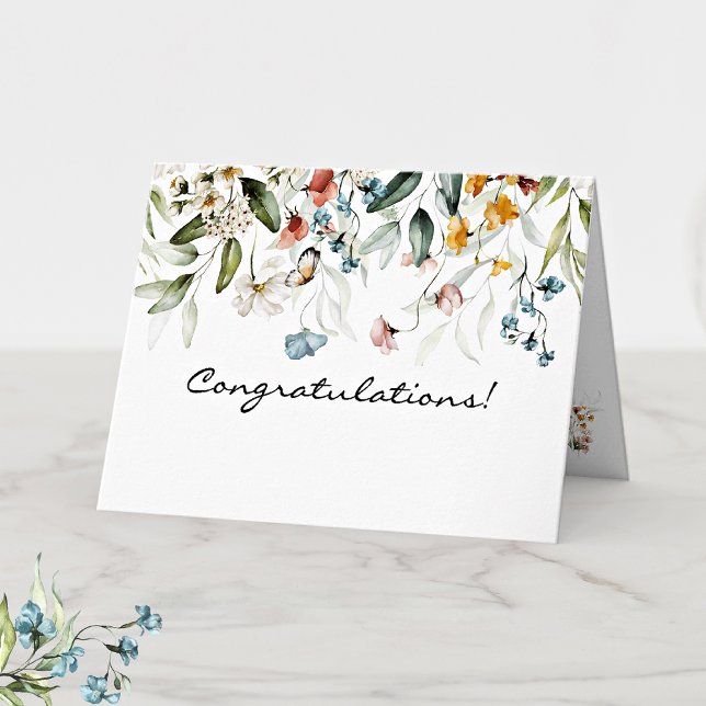 1600s Dutch Floral Drop Congratulations Card (Creator Uploaded)