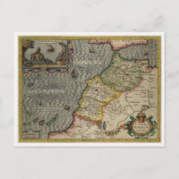 1606 Map Fez and the Kingdom of Morocco by Hondius