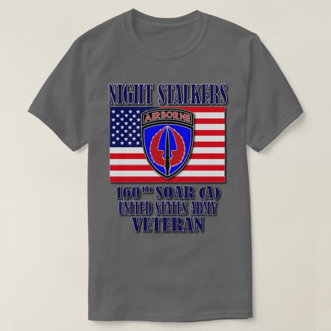 160th SOAR A Veteran 2 T-Shirt (Design Front)