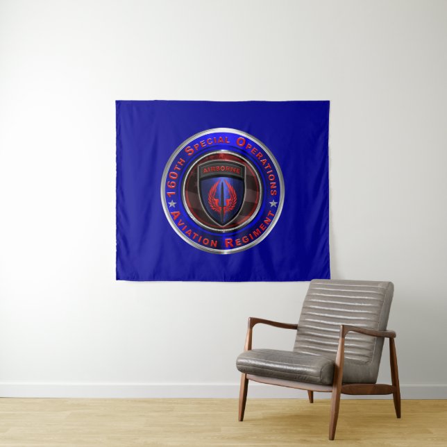 160th Special Operations Aviation NIGHT STALKERS  Tapestry (In Situ (Horizontal))
