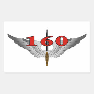 160th Special Operations Aviation Regiment (SOAR) Rectangular Sticker