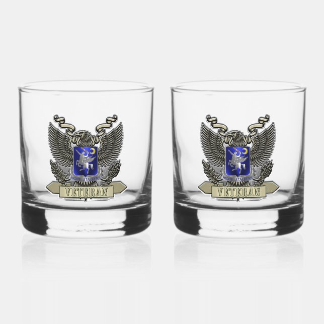 160th Special Operations Aviation Regiment SOAR Whiskey Glass (Front)