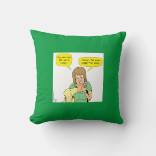 1618 Text From Dog Cartoon Cushion