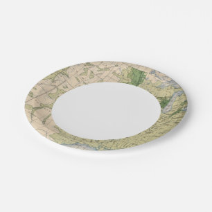 161 Barley/sq mile Paper Plate