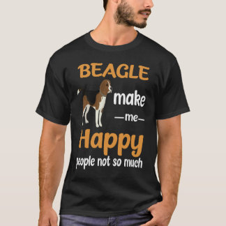 164 Beagle Make Me Happy T-Shirt