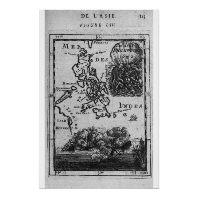 1682 Map of the Philippines Poster (Front)