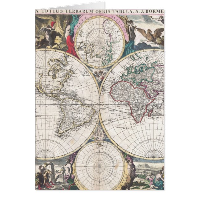 1685 Bormeester Map of the World (Front)