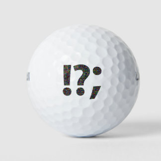 1686question mark golf balls
