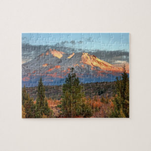 169 MT SHASTA AT SUNSET JIGSAW PUZZLE