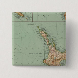 169 New Zealand, Hawaii, Tasmania 15 Cm Square Badge