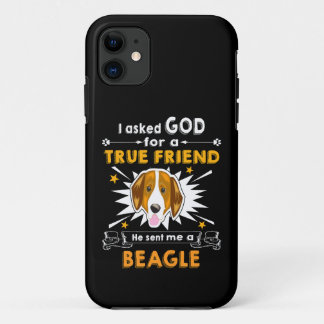 16 Asked God True Friend A Beagle Case-Mate iPhone Case