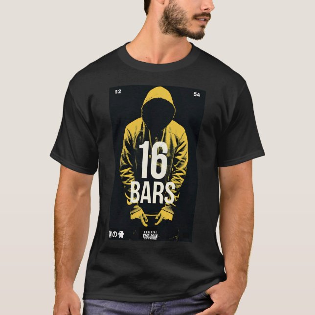 16 Bars (Male Version) - Design 1 T-Shirt (Front)