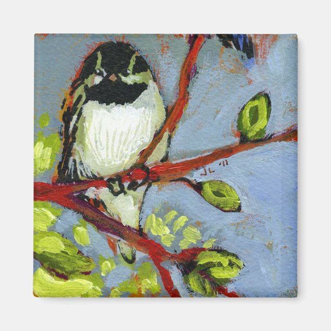 16 Birds, No 16 - Square Magnet (Front)