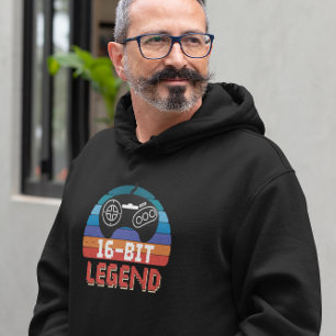 16-Bit Legend - Retro Video Game Hoodie