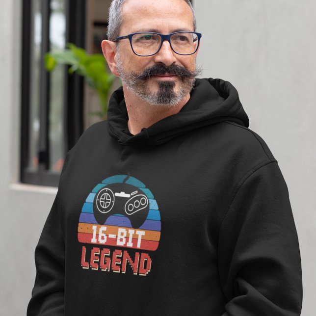 16-Bit Legend - Retro Video Game Hoodie (Creator Uploaded)