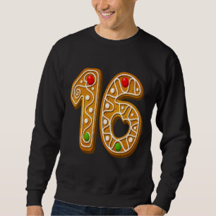 16 Cutest Capital Christmas Cookie Alphabet Number Sweatshirt
