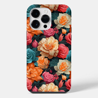#16 Floral Pattern iPhone 14 Pro Max Case
