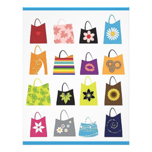 16 Free Vector Shopping Bags Flyer