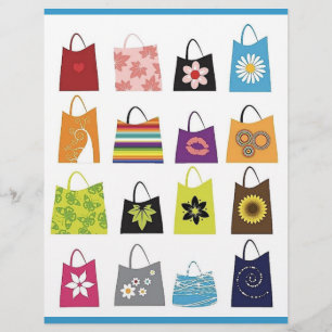 16 Free Vector Shopping Bags Flyer