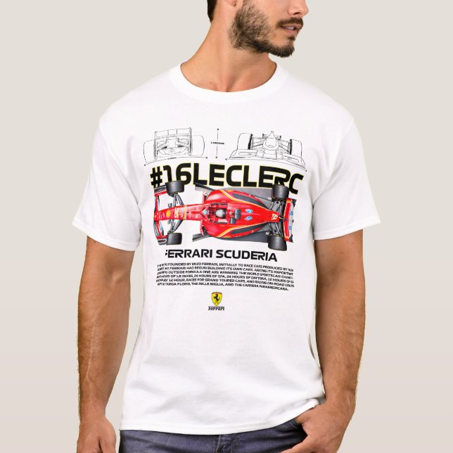 16 leclerc T-Shirt (Front)