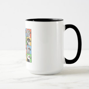 16 North American Raptor Profiles Mug