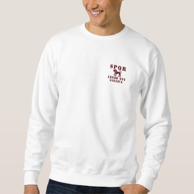 16 Octavian/Augustus' 16th Legion - Roman Lion Sweatshirt (Front)