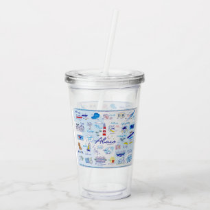 16 Oz Acrylic Tumber "The ABC's of Hope Town" Tumbler