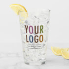 16 oz Custom Pint Glass with Your Logo No Minimum
