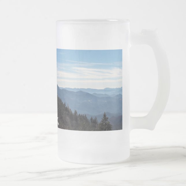 16 OZ FROSTED GLASS MUG (Right)