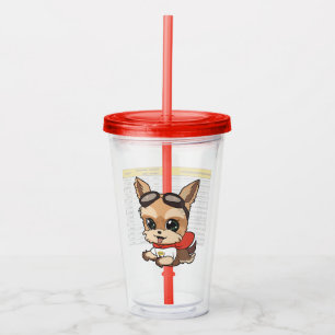 16 Oz JJ Flying Autoinflammatory Awareness Tumbler