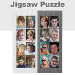 16 photo collage grey and white jigsaw puzzle<br><div class="desc">Piece together your favourite memories with this 16-photo custom jigsaw puzzle! Perfect for family game nights, this personalised puzzle showcases your cherished snapshots in vibrant, high-quality printing. Whether it’s vacation highlights, pet antics, or milestone moments, each piece connects to tell your unique story. Made from durable materials, it’s a thoughtful...</div>