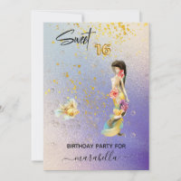 *~* 16 SWEET SIXTEEN Ombre Mermaid Birthday