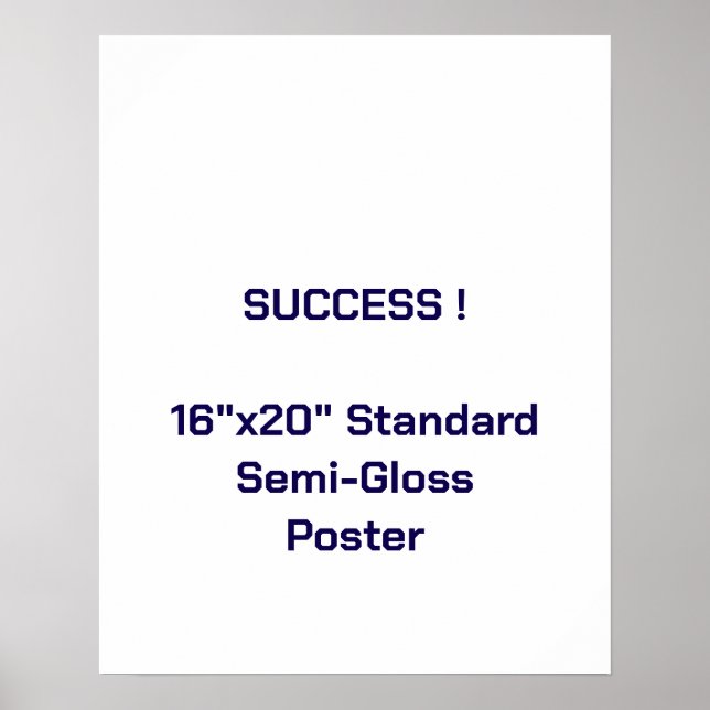16"x20" Standard Semi-Gloss Poster (Front)