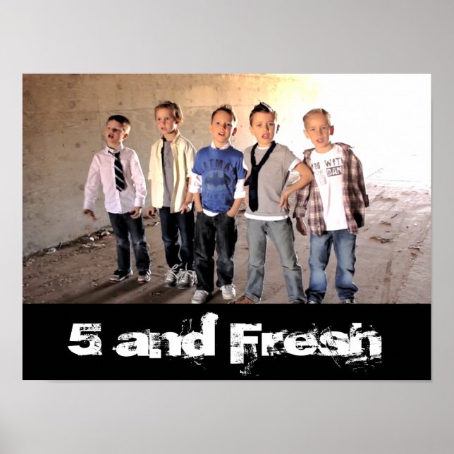 16" x 12" 5 and Fresh Tunnel Poster! Poster (Front)