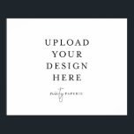 16" x 20" Poster - Landscape<br><div class="desc">Customise your card in Templett. After you are done editing, download your file in a JPG format (don't forget to turn on the bleed option). Upload your design here by clicking on the blue "Personalise" button.</div>