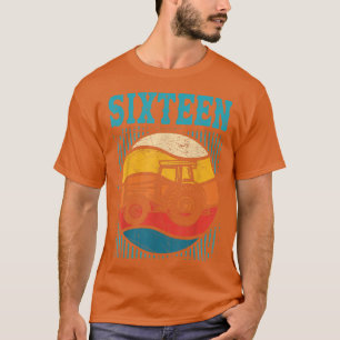16 Year Old 16th Birthday Tractor Farmer Boys Gir T-Shirt