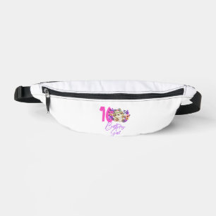 16 Year Old Birthday Girl Cute 16th Birthday Sloth Bum Bags