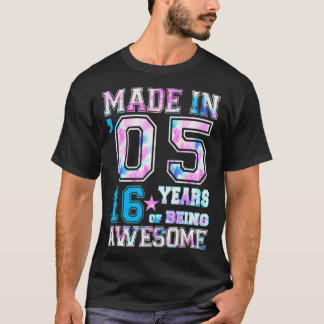 16 Year Old Girl Gifts For 16th Birthday Gift Born T-Shirt