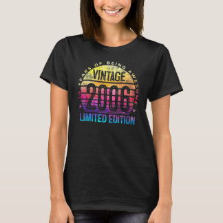 16 Year Old  Vintage 2006  16th Birthday T-Shirt