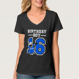16 Years Old Boy Ice Hockey Player Kids 16th Birth T-Shirt