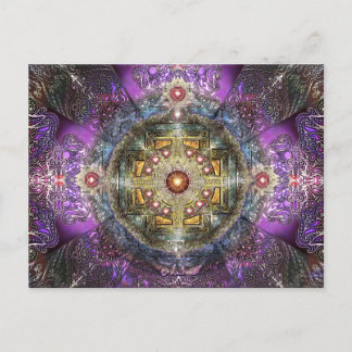 16Mandala-5.8x4.2-Postcard Postcard