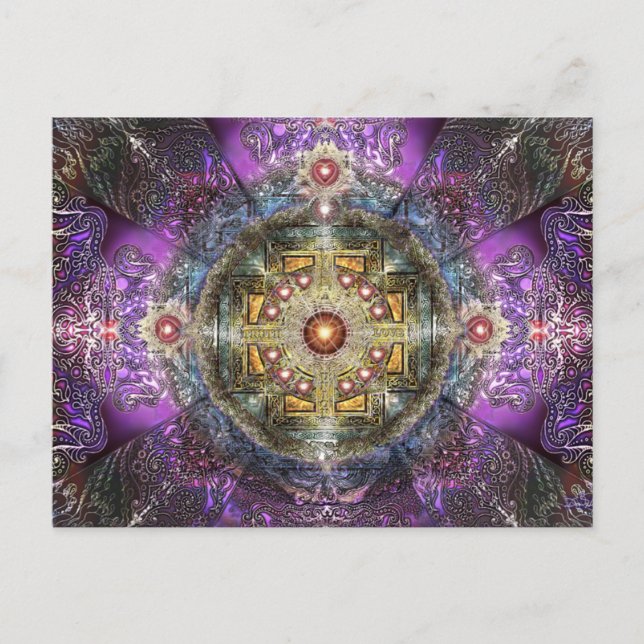 16Mandala-5.8x4.2-Postcard Postcard (Front)