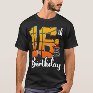 16th 16 Old Years Player Basketball T-Shirt