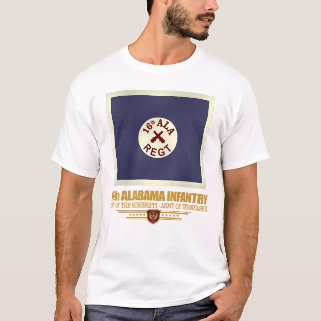 16th Alabama Infantry (f10) T-Shirt (Front)