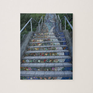 16th Avenue Tiled Steps #2 Jigsaw Puzzle