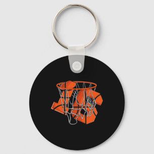 16th Birthday Basketball  Kids Key Ring
