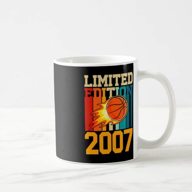 16th Birthday Basketball Limited Edition 2007 Fun  Coffee Mug (Right)
